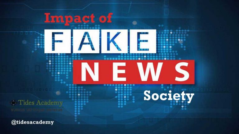 Impact of Fake News on Society – Tides Academy